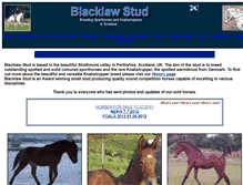 Tablet Screenshot of blacklaw-stud.com